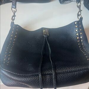Rebecca Minkoff Black Studded Leather Shoulder Bag